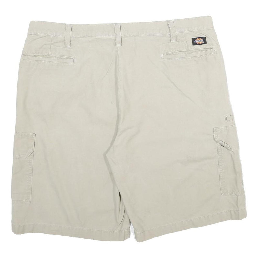 DICKIES Mens Shorts Beige Casual Cargo XL W38 Workwear Cotton Pockets