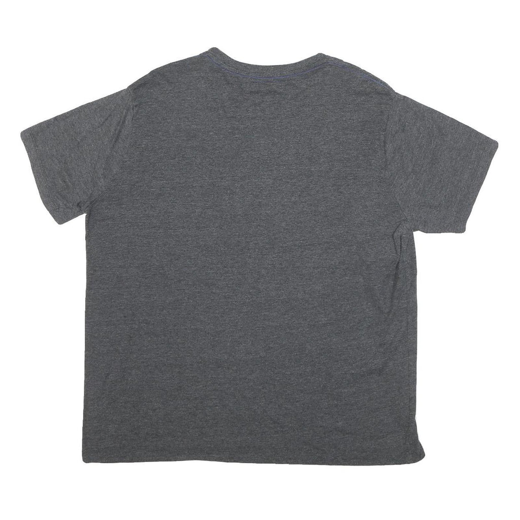 LEVI'S Mens Grey T-Shirt XL Short Sleeve Crew Neck Plain Cotton Blend
