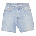 WRANGLER Mens Denim Blue Casual Shorts L W34 Cotton Blend Classic Fit