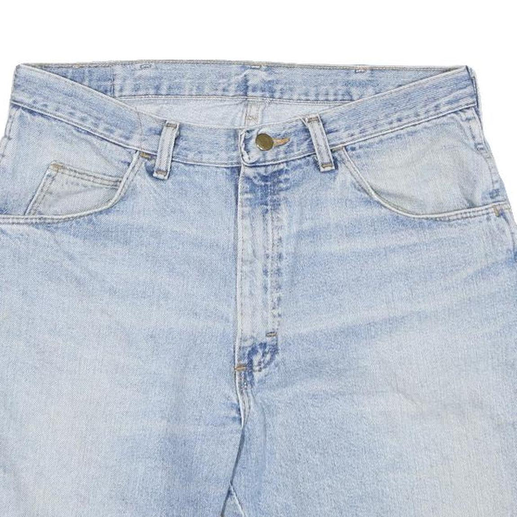 WRANGLER Mens Denim Blue Casual Shorts L W34 Cotton Blend Classic Fit