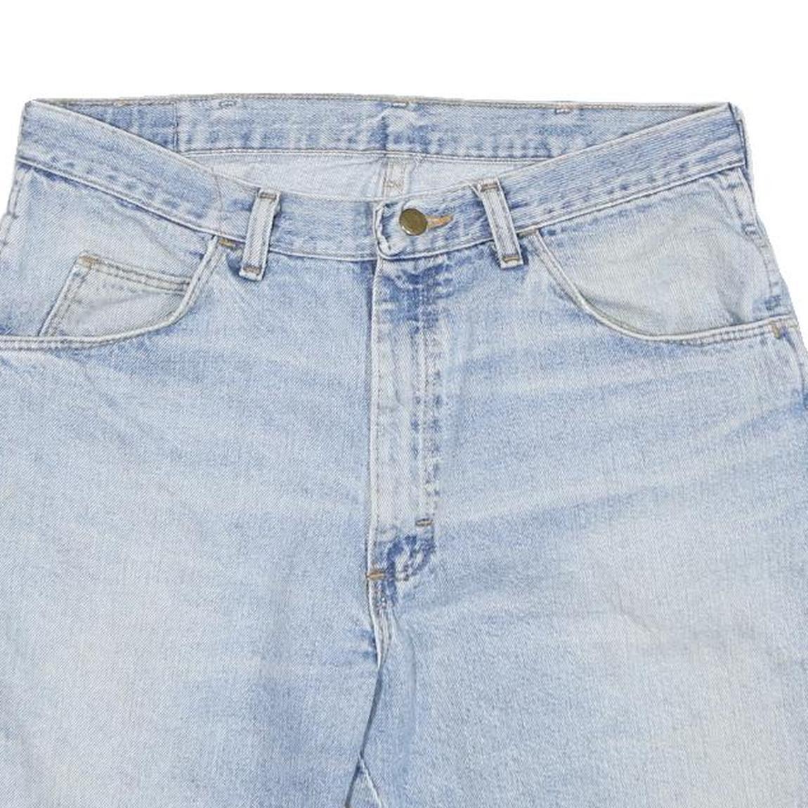 WRANGLER Mens Denim Blue Casual Shorts L W34 Cotton Blend Classic Fit