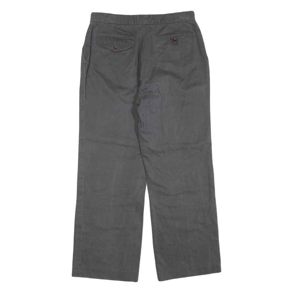 VALENTINO Womens Trousers Grey Regular Straight W30 L28