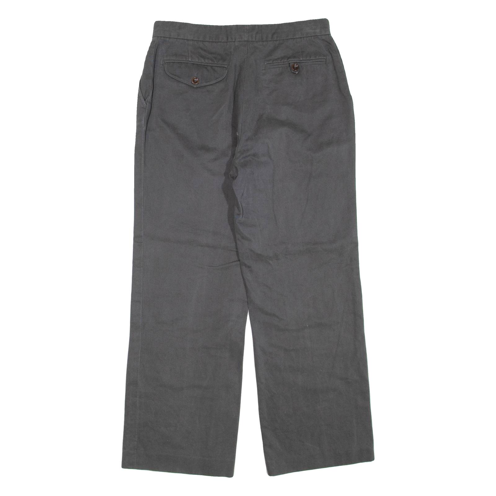 VALENTINO Womens Trousers Grey Regular Straight W30 L28