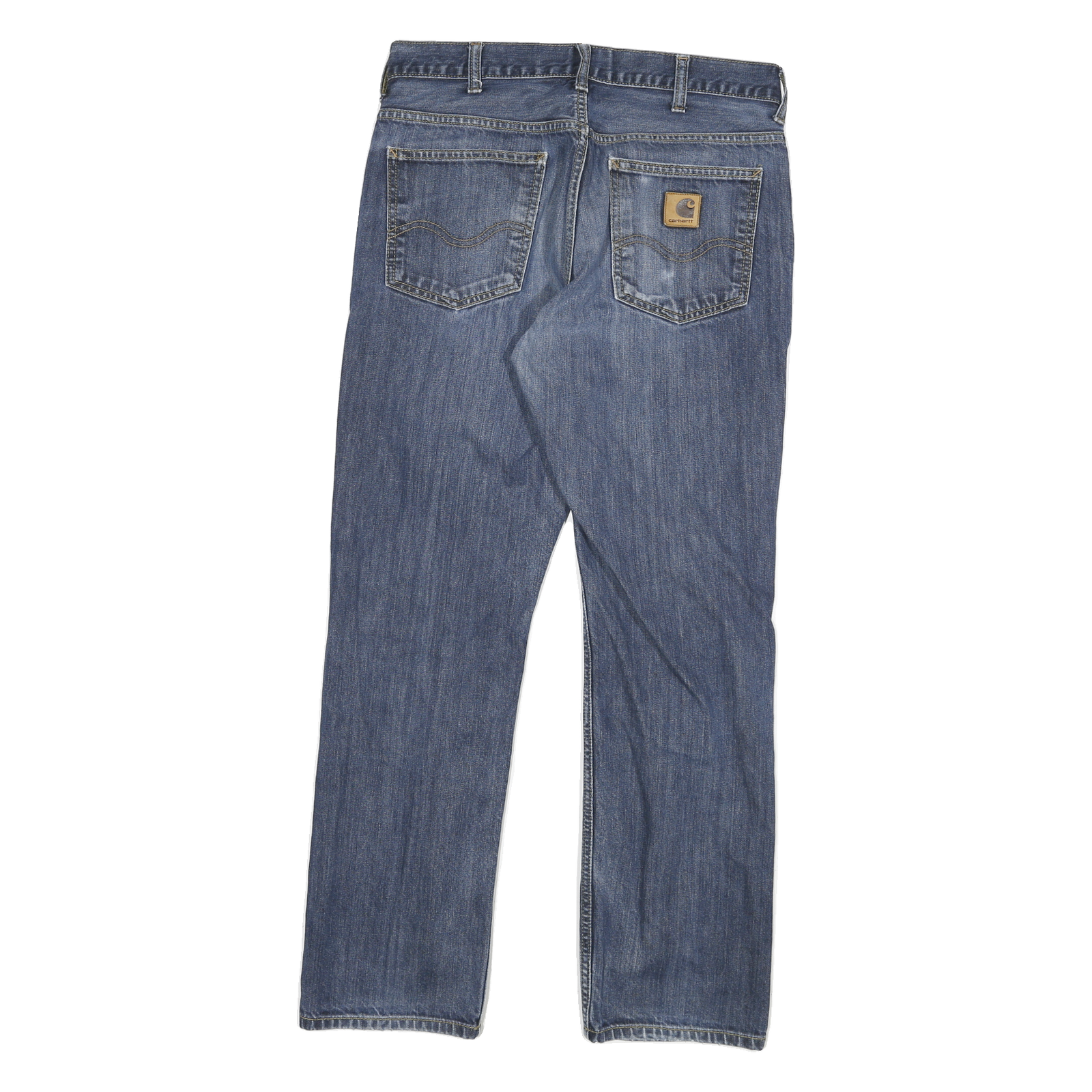 CARHARTT Mens Jeans Blue Regular Straight Denim Medium W30 L29 Casual Workwear