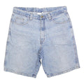 BLUE ZONE Mens Denim Blue Casual Shorts M W34 Cotton Blend Comfortable Classic