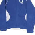REEBOK Womens Blue & White Colts Zip Jacket M Polyester Sportswear Casual