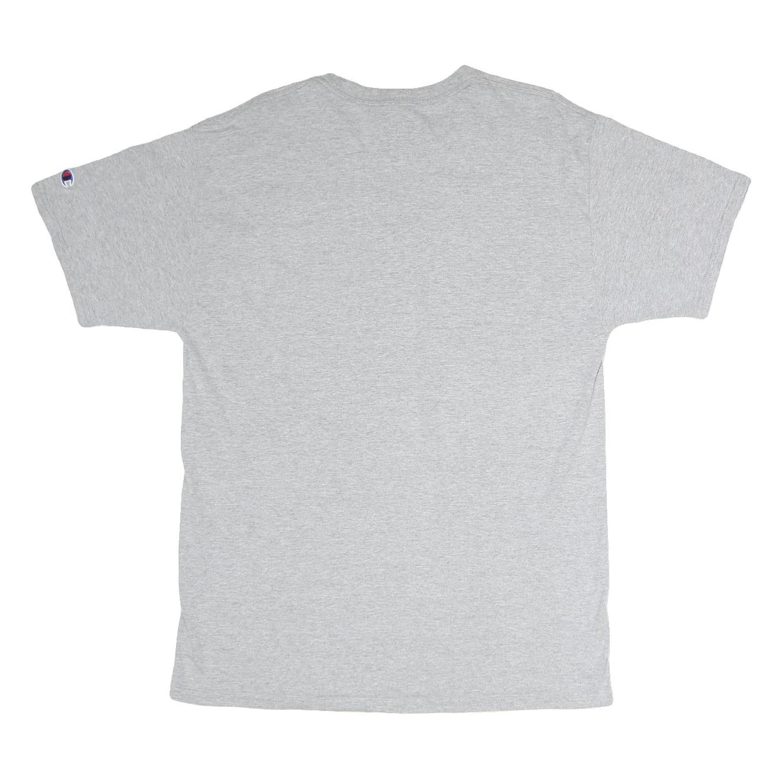 CHAMPION Mens Grey Air Force Graphic T-Shirt L Short Sleeve Crew Neck Casual