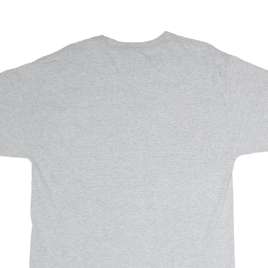 CHAMPION Mens Grey Air Force Graphic T-Shirt L Short Sleeve Crew Neck Casual