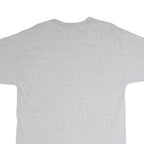 CHAMPION Mens Grey Air Force Graphic T-Shirt L Short Sleeve Crew Neck Casual