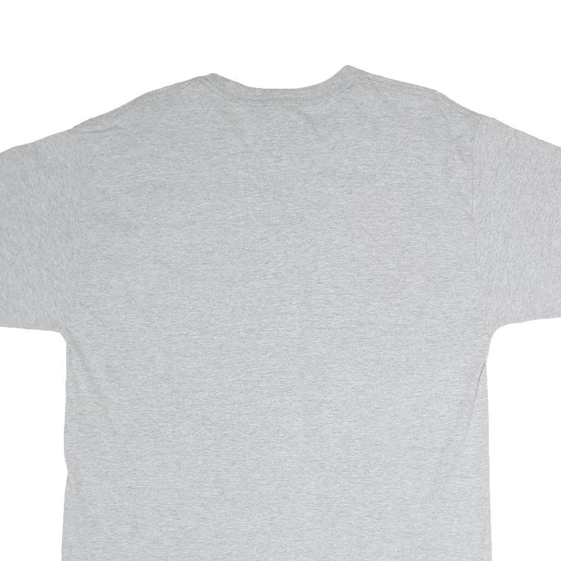 CHAMPION Mens Grey Air Force Graphic T-Shirt L Short Sleeve Crew Neck Casual