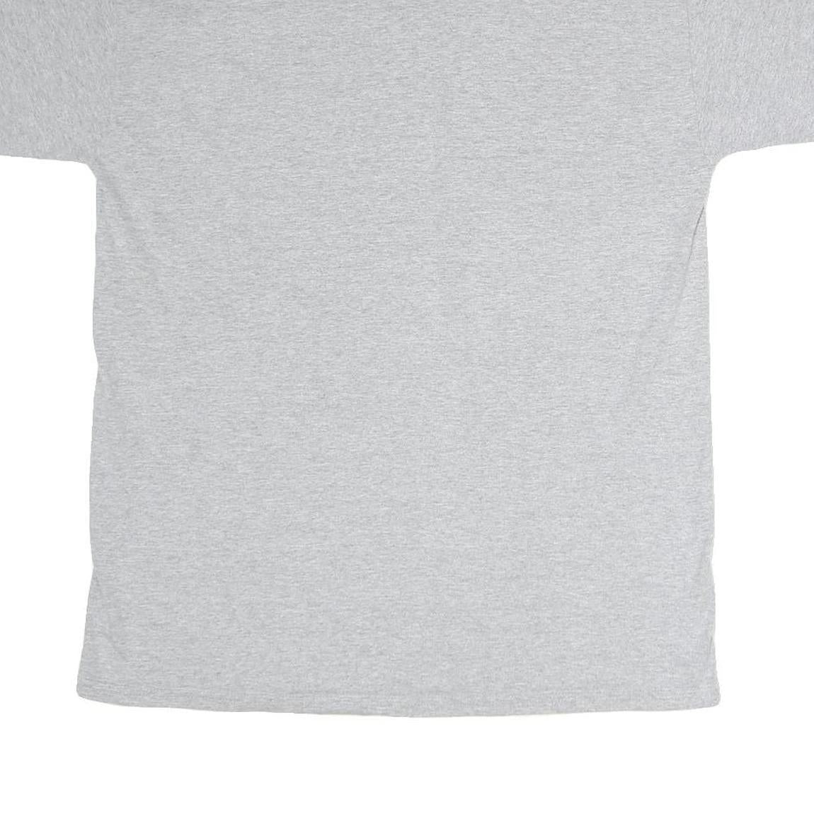 CHAMPION Mens Grey Air Force Graphic T-Shirt L Short Sleeve Crew Neck Casual