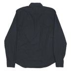LEVI'S Mens Black Cotton Shirt M Long Sleeve Casual Classic Button Down