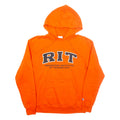 CHAMPION Rochester Institute Of Technology New York Mens Orange Hoodie USA M
