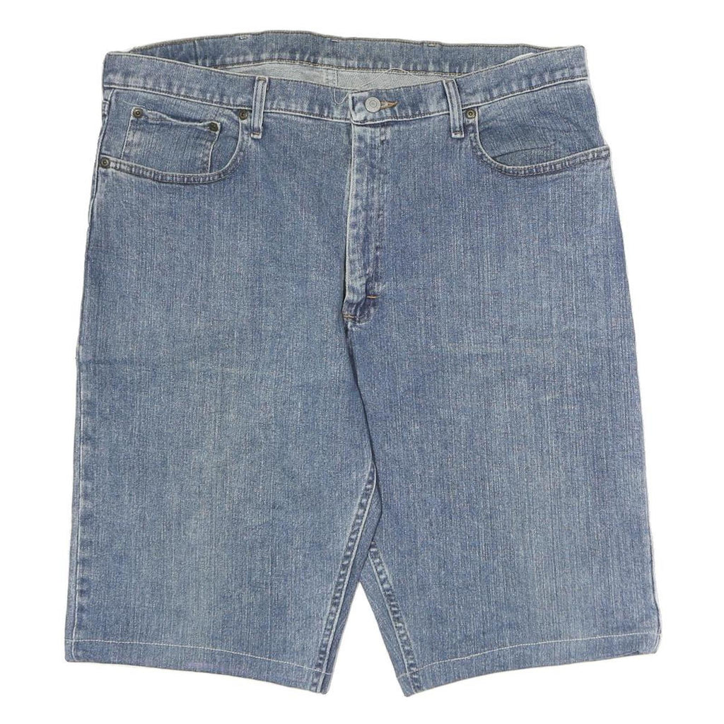 WRANGLER Mens Denim Blue Shorts XL W40 Classic Fit Cotton Casual Summer