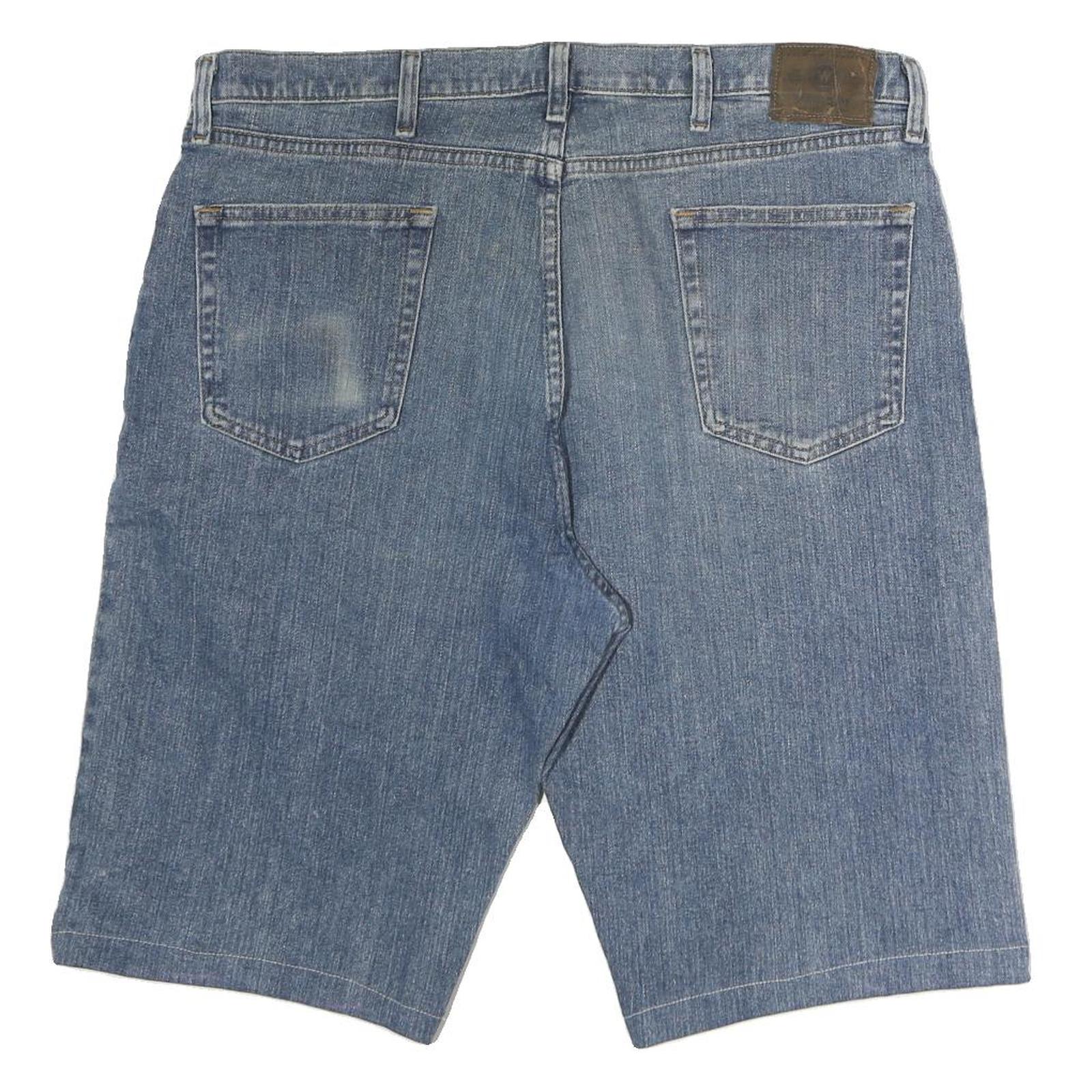 WRANGLER Mens Denim Blue Shorts XL W40 Classic Fit Cotton Casual Summer
