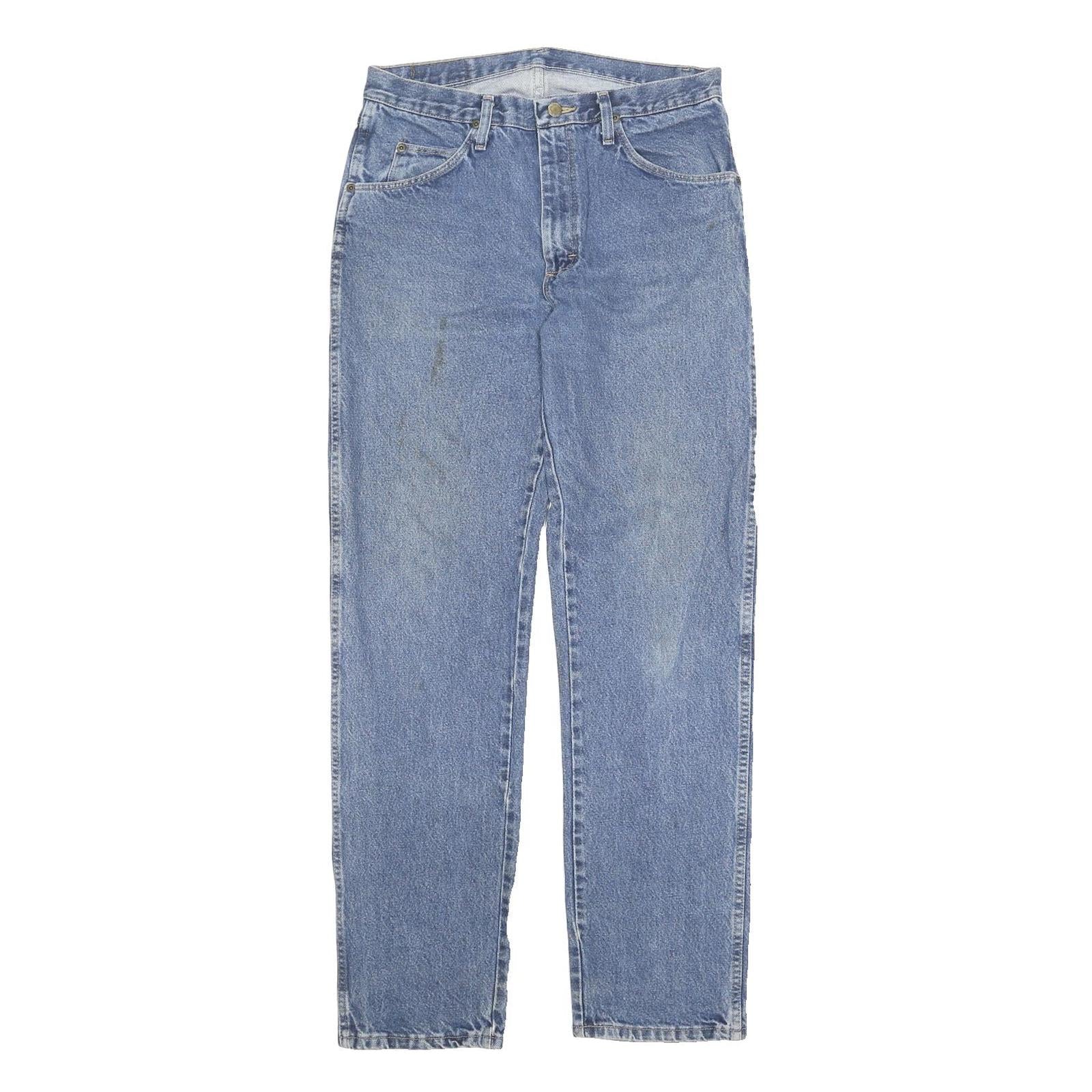 WRANGLER Mens Jeans Blue Regular Straight Denim Medium W33 L33 Classic Style