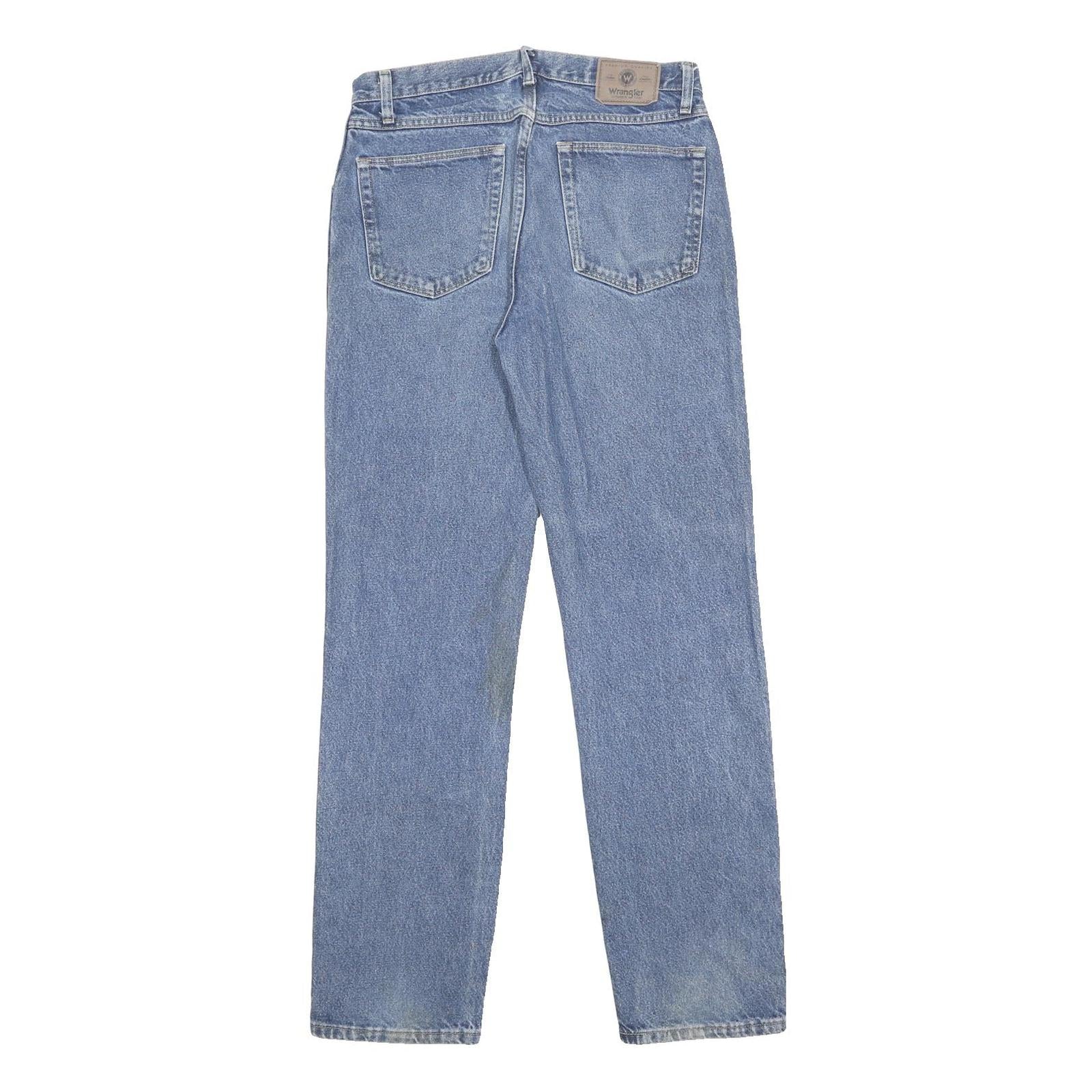 WRANGLER Mens Jeans Blue Regular Straight Denim Medium W33 L33 Classic Style