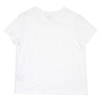 LEVI'S Mens White Classic T-Shirt M Short Sleeve Crew Neck Logo Embroidered