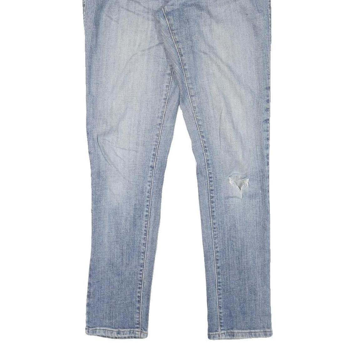 LEVI'S Womens Slim Blue Denim Medium Wash Jeans W30 L30 Slim Fit Zip Closure