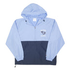 CHAMPION Mens Light Blue & Navy Citadel Bulldogs Zip Hooded Jacket XL Polyester