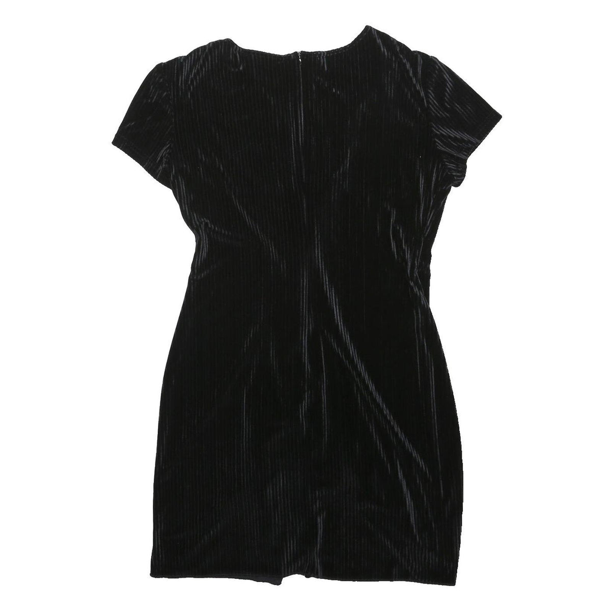 JOSEPH RIBKOFF Womens Black Velvet Bodycon Dress Short Sleeve Mini UK 12 Evening