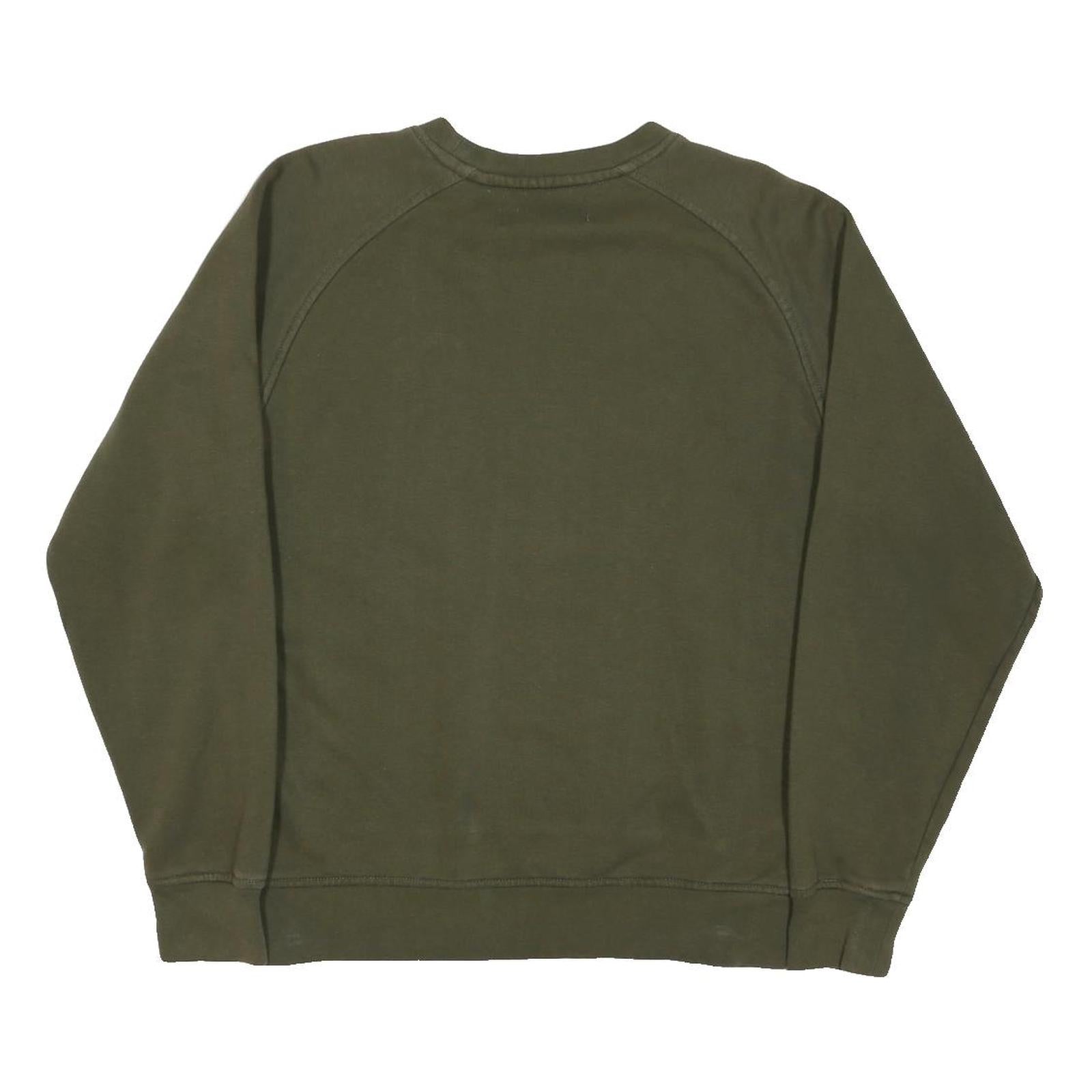 KAPPA Mens Green XS Crew Neck Sweatshirt Cotton Blend Casual Pullover