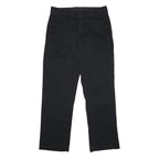 DICKIES Mens Black Regular Fit Straight Leg Trousers W32 L31 Workwear Casual