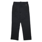 DICKIES Mens Black Regular Fit Straight Leg Trousers W32 L31 Workwear Casual