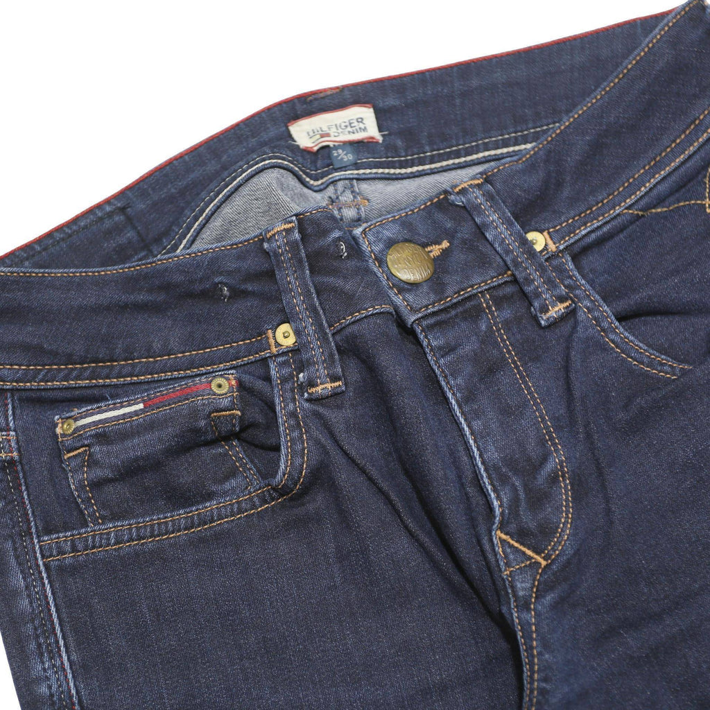 HILFIGER DENIM Womens Jeans Blue Regular Bootcut Denim W29 L30 Stylish Classic