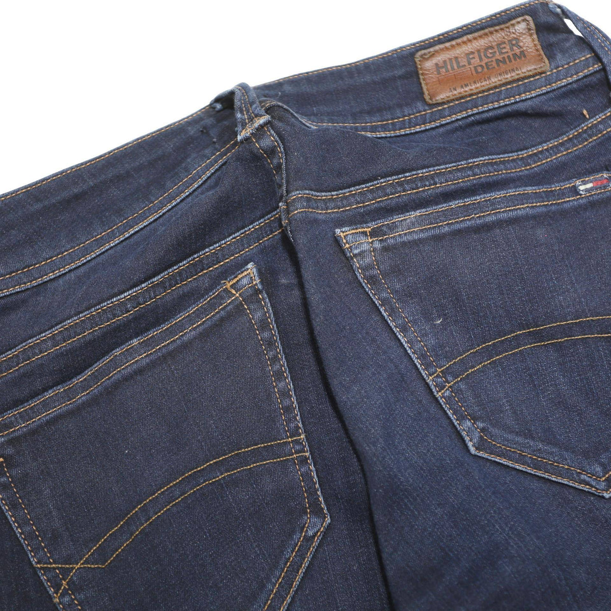 HILFIGER DENIM Womens Jeans Blue Regular Bootcut Denim W29 L30 Stylish Classic