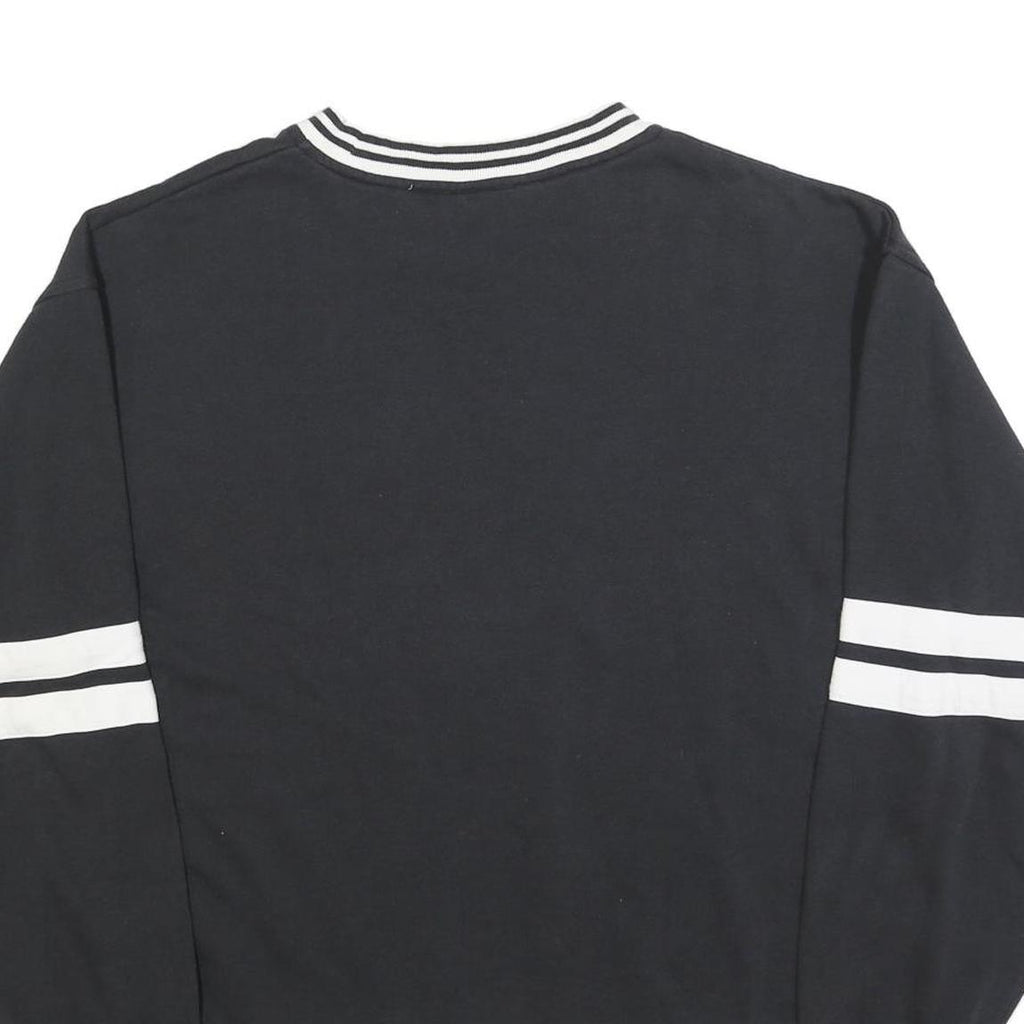 DISNEY Womens Black & White Mickey Classic Crew Neck L Sweatshirt Retro Style