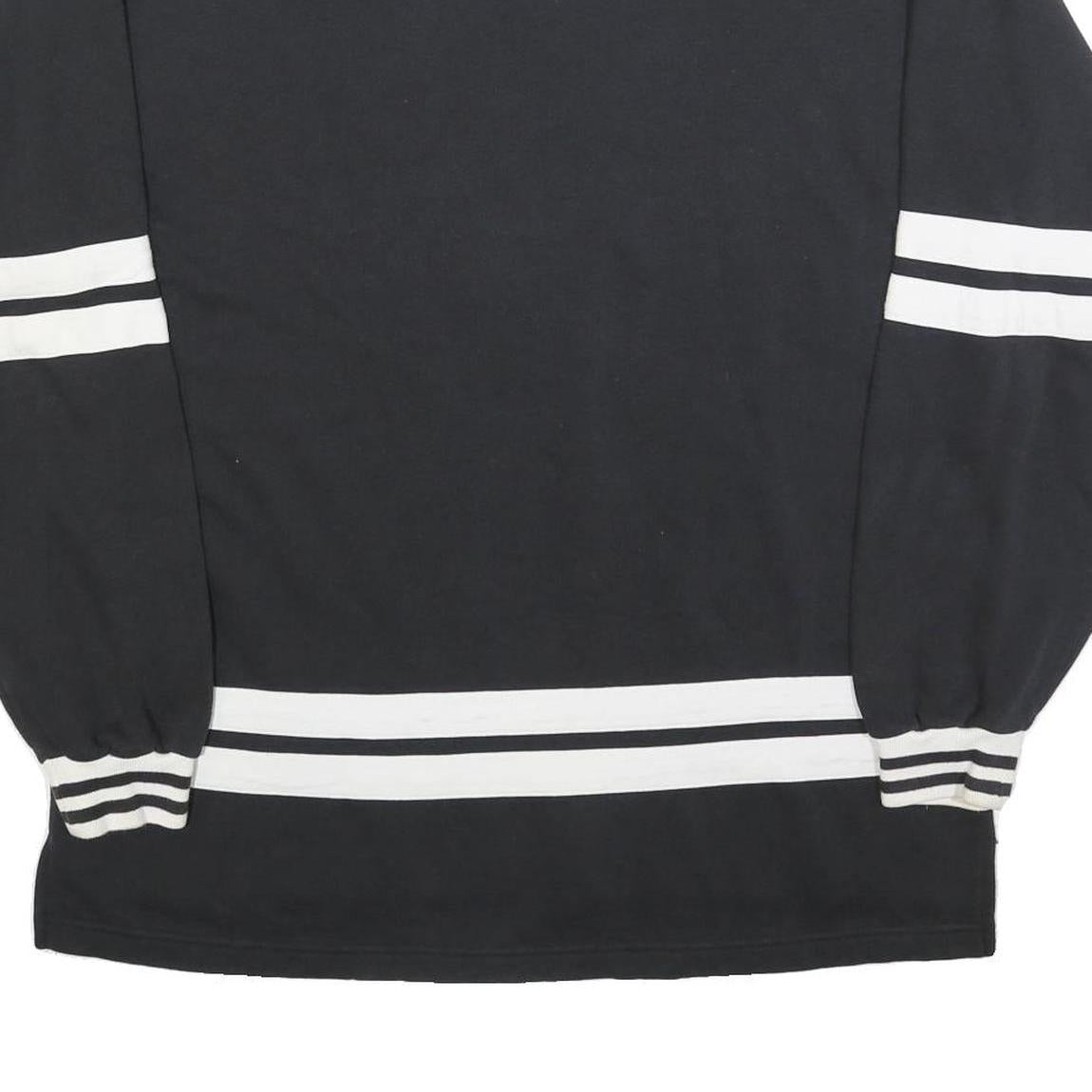 DISNEY Womens Black & White Mickey Classic Crew Neck L Sweatshirt Retro Style