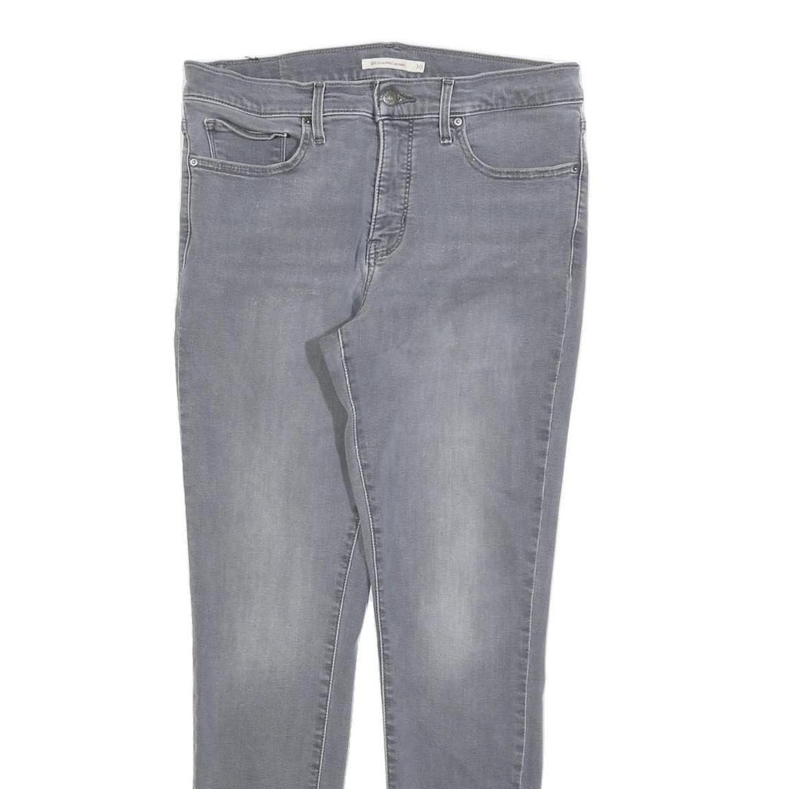 LEVI'S Womens Slim Skinny Jeans Denim Medium W30 L30 Stretch Cotton Blend Zip