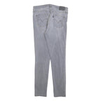 LEVI'S Womens Slim Skinny Jeans Denim Medium W30 L30 Stretch Cotton Blend Zip