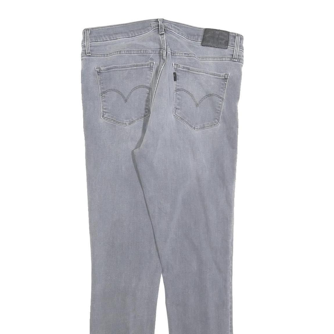 LEVI'S Womens Slim Skinny Jeans Denim Medium W30 L30 Stretch Cotton Blend Zip