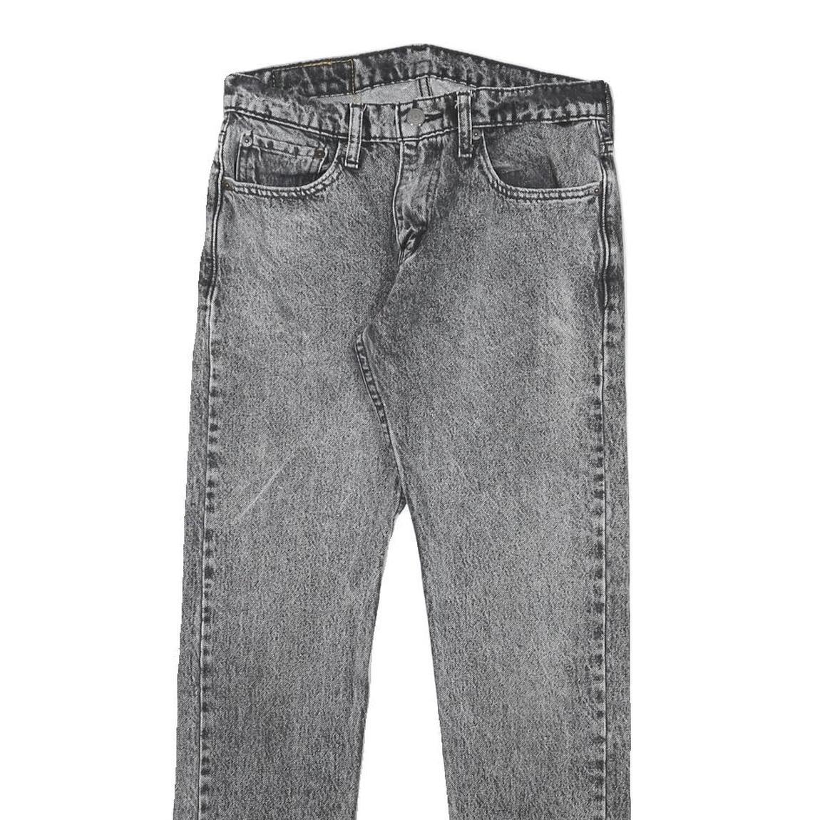 LEVI'S Mens Slim Grey Denim Slim Fit Jeans W27 L28 Iconic Classic Cotton Blend