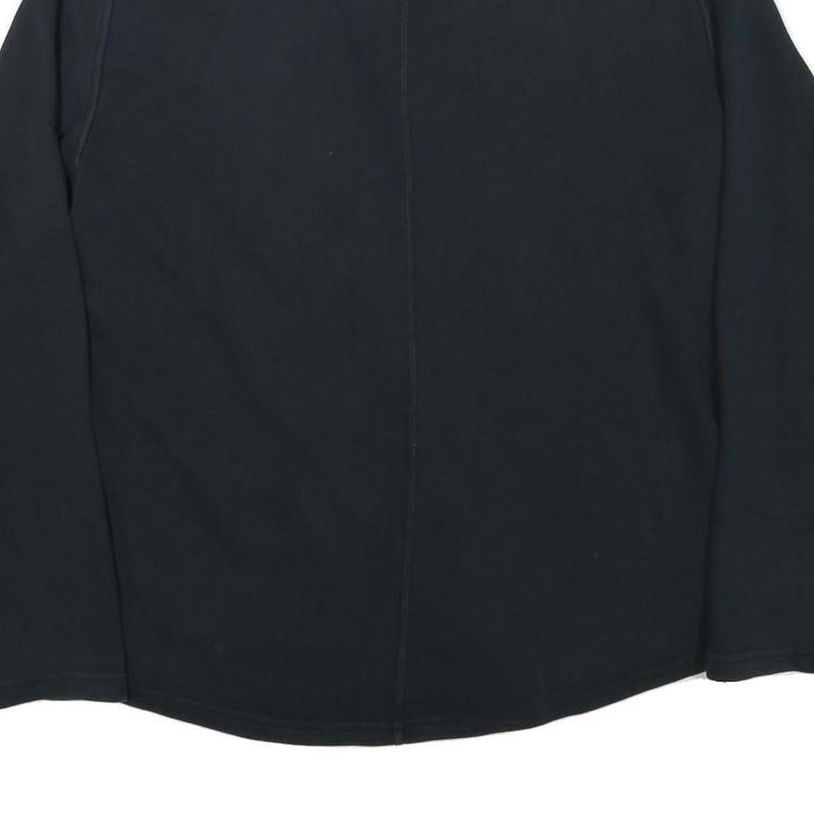 PUMA Womens Black Jacket UK 16 Cotton Blend Casual Zip Plain Sportswear