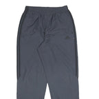ADIDAS Mens Joggers Black M W28 L30 Slim Tapered Polyester Casual Sportswear