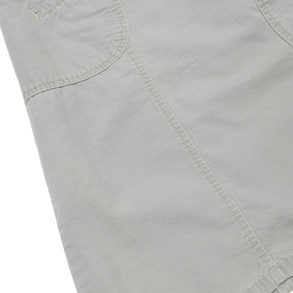 CHEROKEE Womens Grey Cotton Blend Casual Mini Skirt M Button Pockets