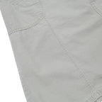 CHEROKEE Womens Grey Cotton Blend Casual Mini Skirt M Button Pockets