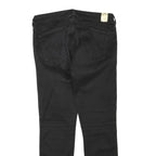 REPLAY Womens Black Regular Skinny Denim Medium W30 L27 Zip Closure Jeans