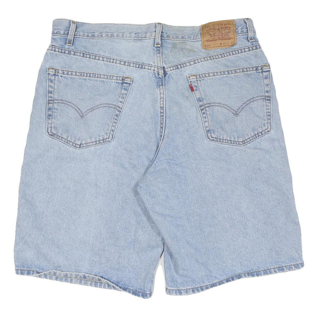 LEVI'S Mens Denim Shorts Light Blue XL W40 Casual Cotton Classic Fit