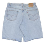 LEVI'S Mens Denim Shorts Light Blue XL W40 Casual Cotton Classic Fit
