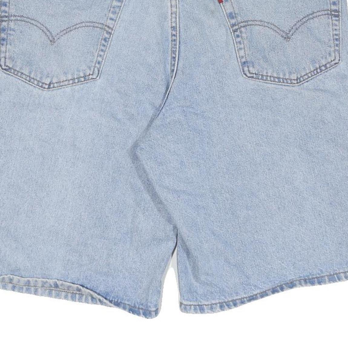 LEVI'S Mens Denim Shorts Light Blue XL W40 Casual Cotton Classic Fit