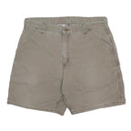 CARHARTT Mens Shorts Beige Casual Cotton L W36 Workwear Style Pockets