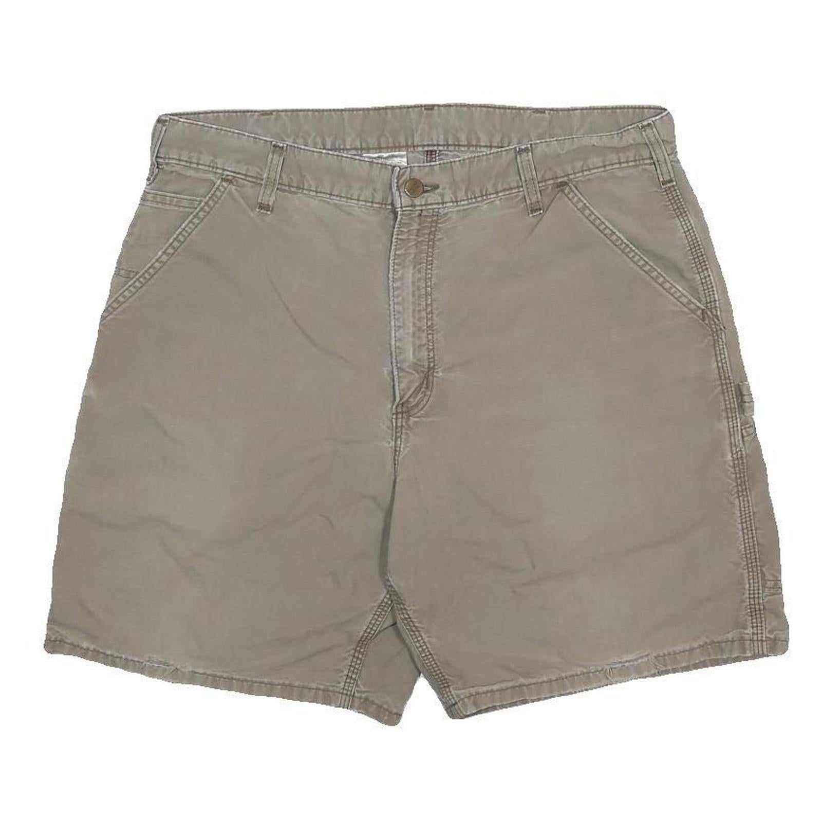 CARHARTT Mens Shorts Beige Casual Cotton L W36 Workwear Style Pockets