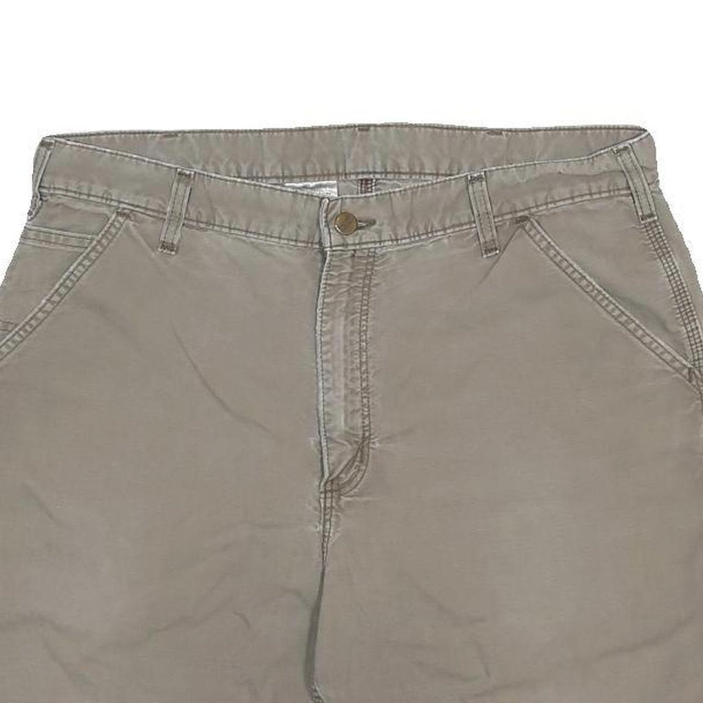 CARHARTT Mens Shorts Beige Casual Cotton L W36 Workwear Style Pockets