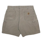 CARHARTT Mens Shorts Beige Casual Cotton L W36 Workwear Style Pockets