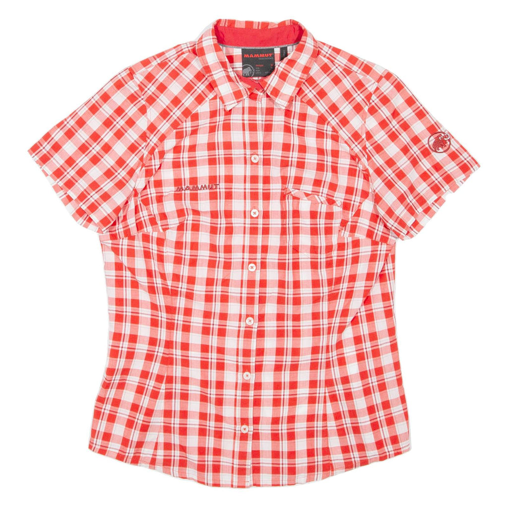 MAMMUT Womens Shirt Red Check M
