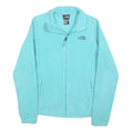 THE NORTH FACE Womens Blue Fleece Jacket S Polyester Zip Outdoor Activewear